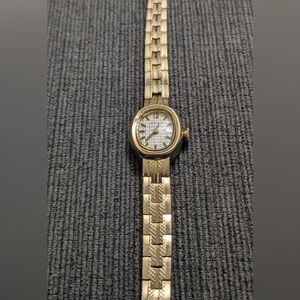 Vintage Caravelle Women’s Watch with Textured Band